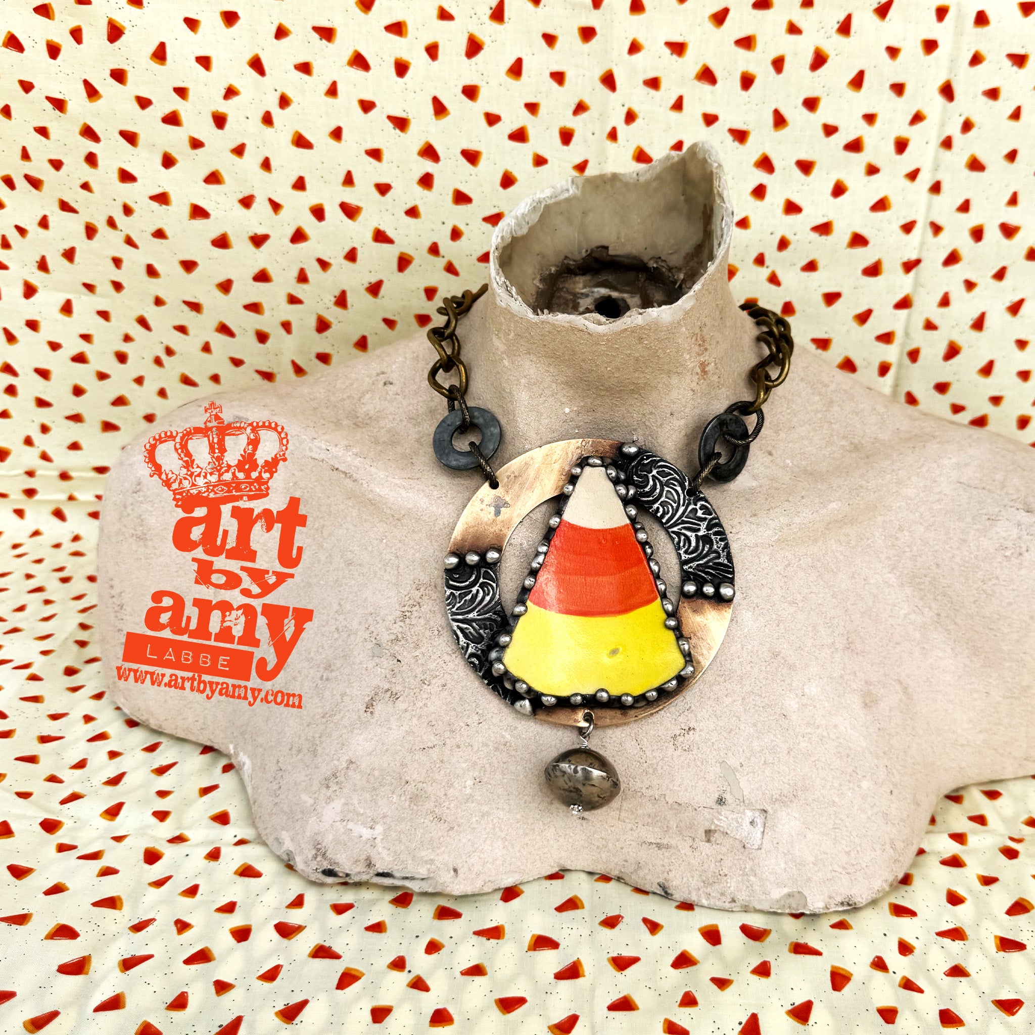 Candy Corn Cutie - Art by Amy Labbe