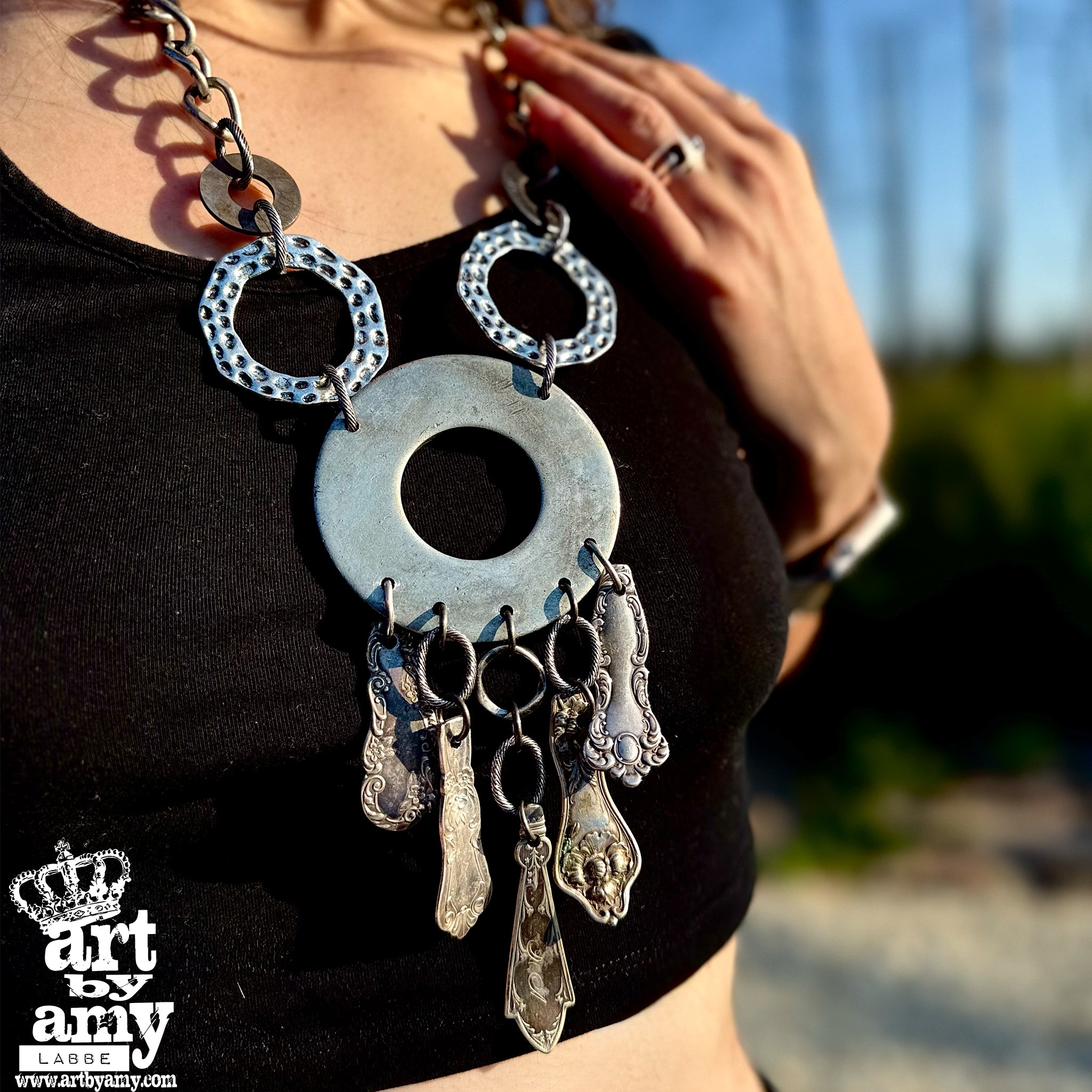 Eclipse Black Necklace Paparazzi Egyptian Eclipse Necklace