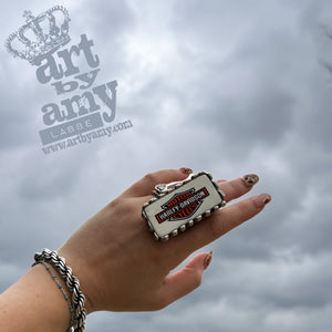 Harley Davidson Domino Ring