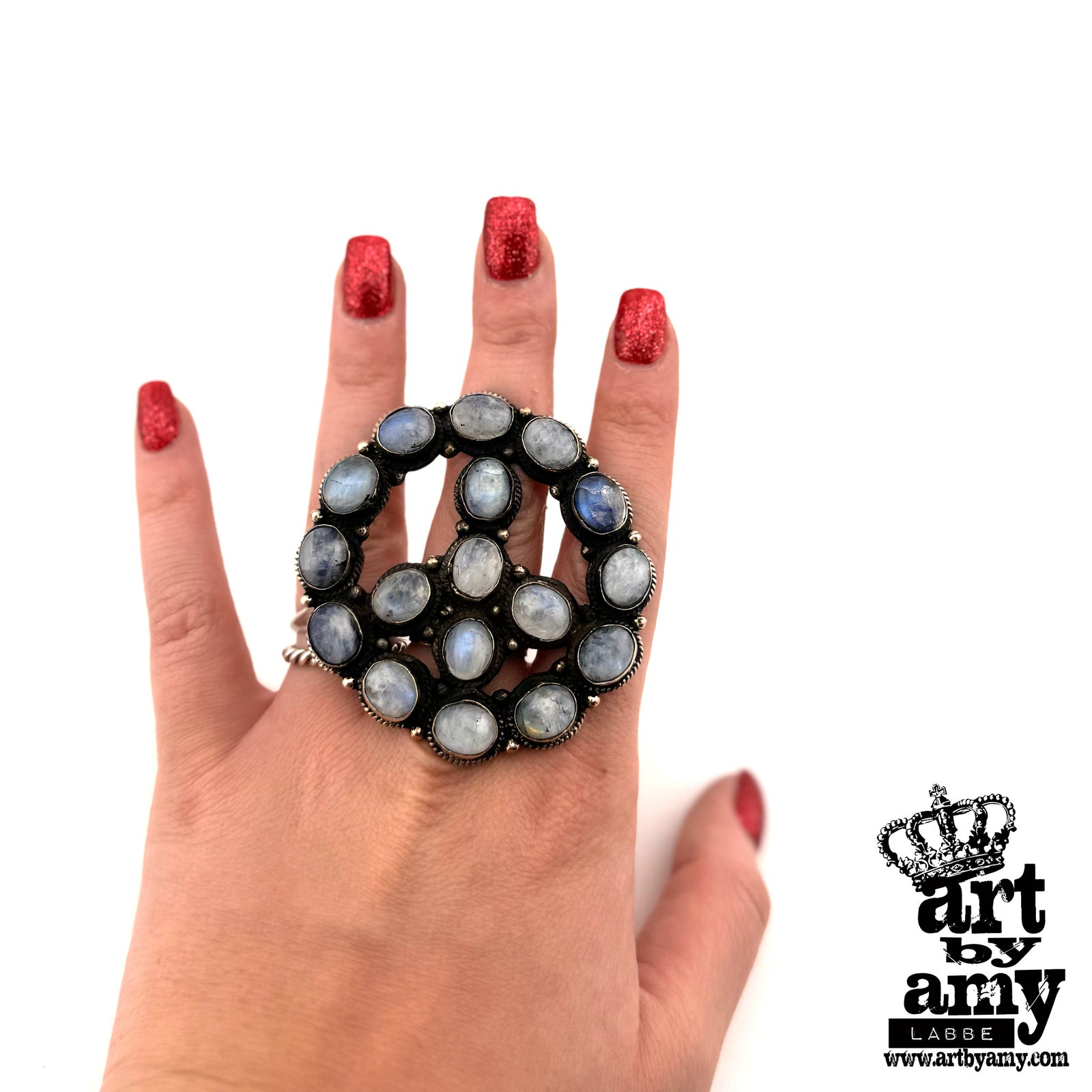 Moon Peace Ring