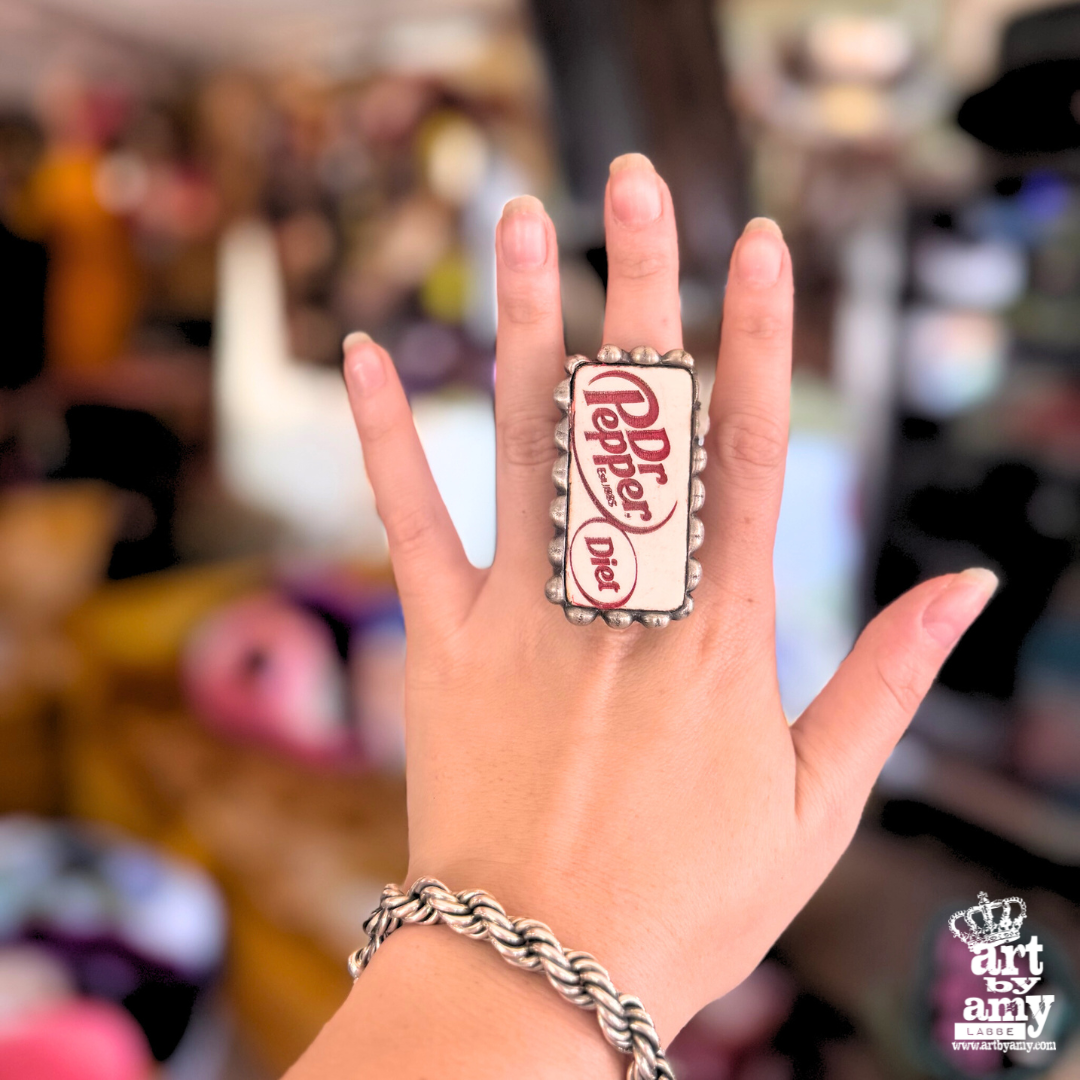 Diet Dr. Pepper Domino Ring