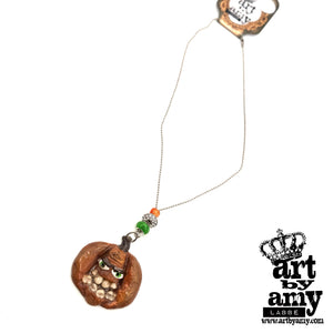 Pumpkin Muncher Necklace