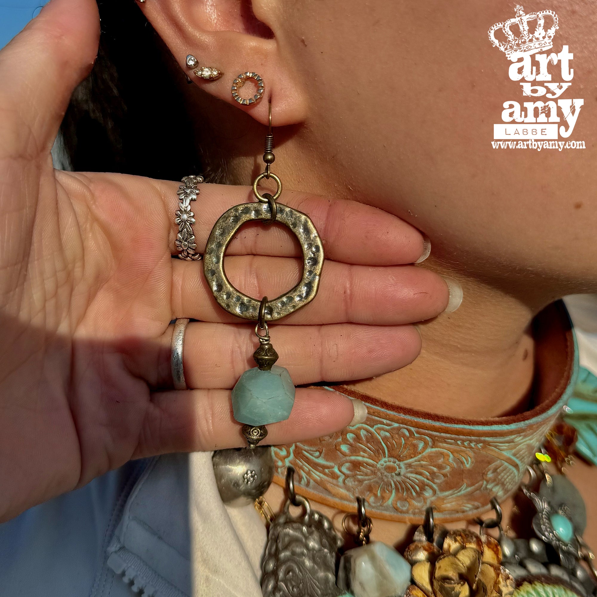 Amazonite Earrings