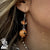 Blown Pumpkin Earrings