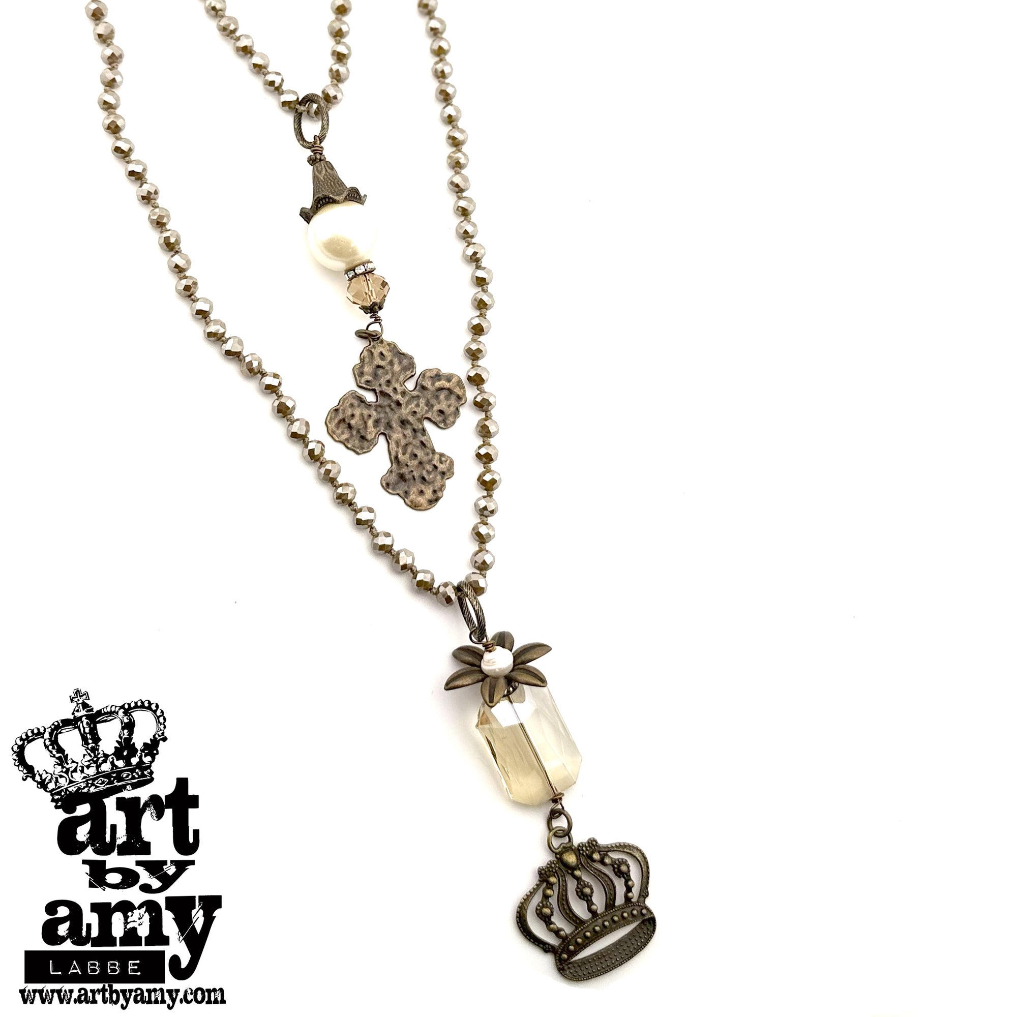 Cross Pearl Wrap