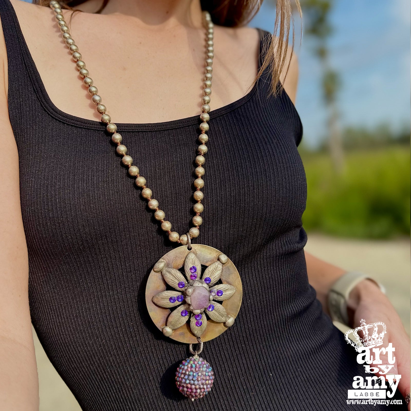 Flower on my Amethyst