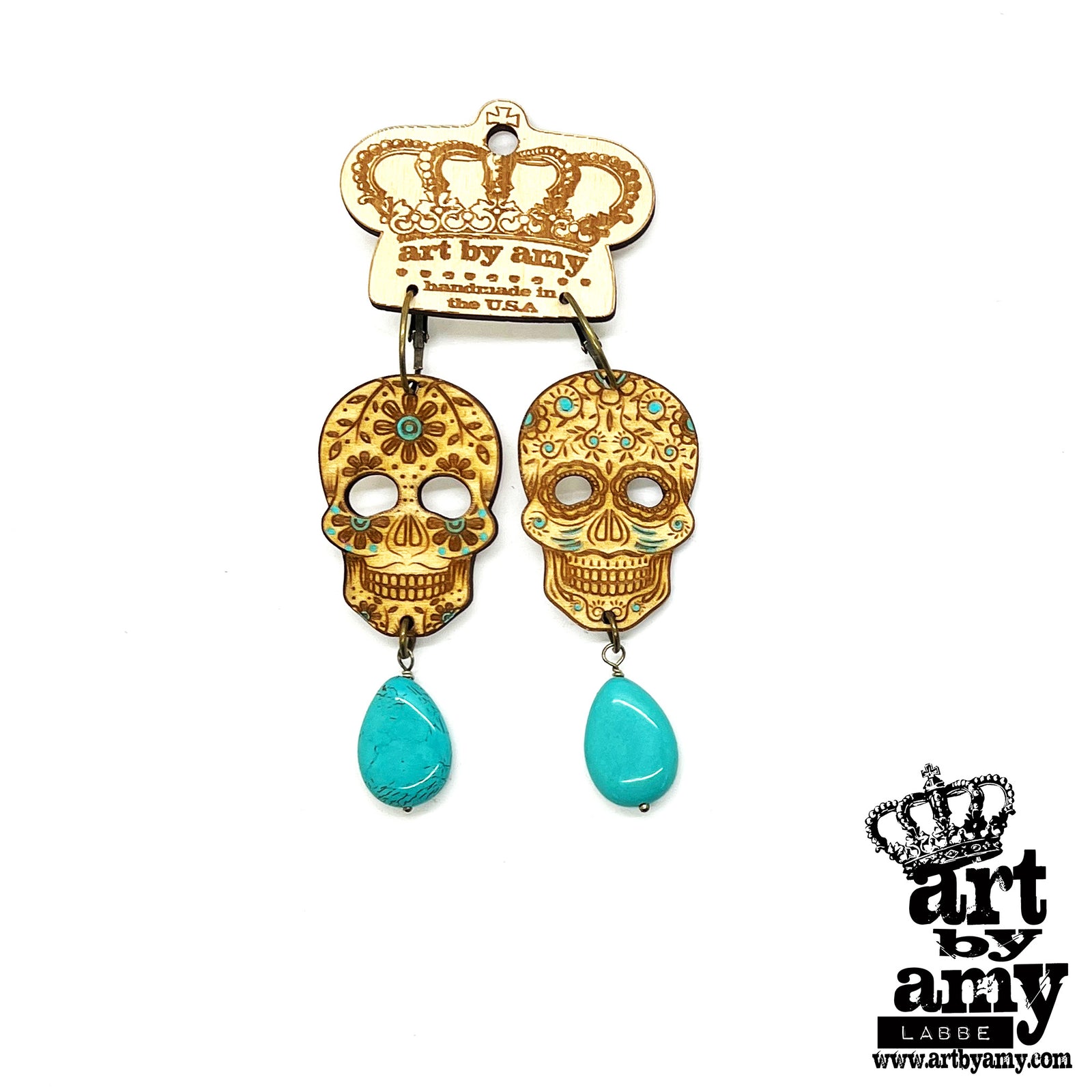 Calaveras De Azúcar Earrings
