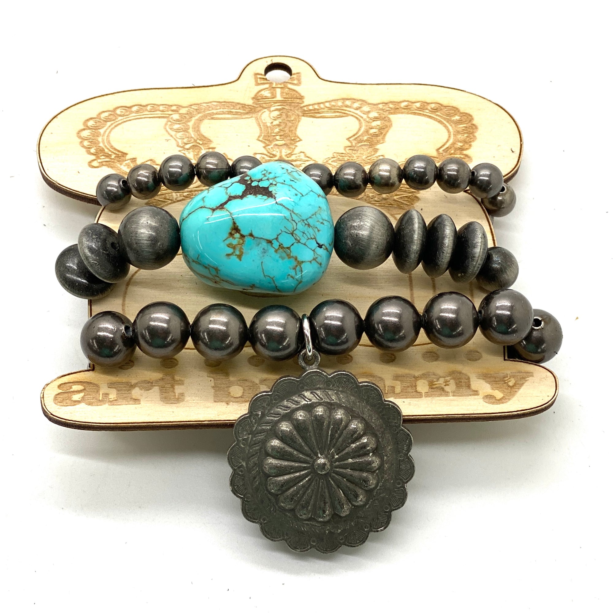 Cowboy Turquoise Stacker Set