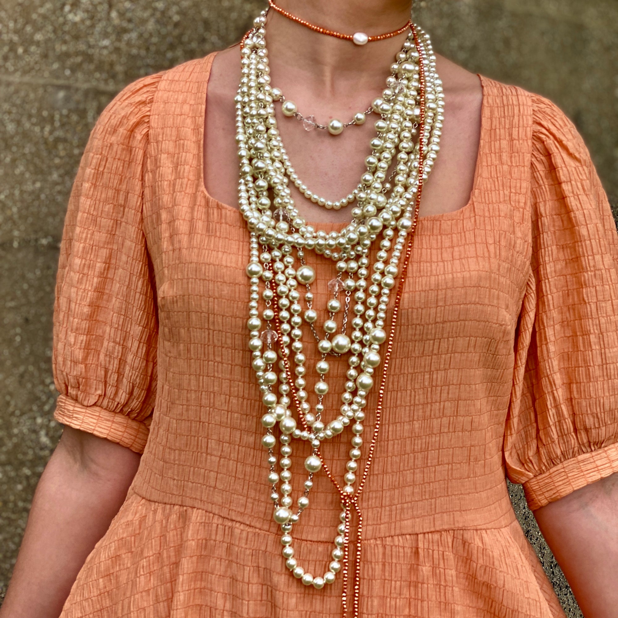 Stylz Massive Pearl Necklace