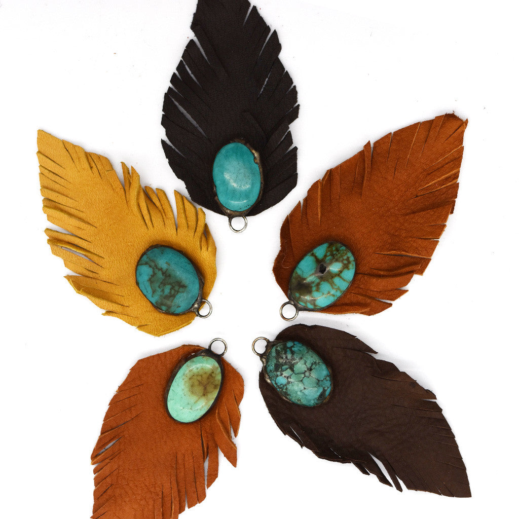 Leather Feather - Art by Amy Labbe