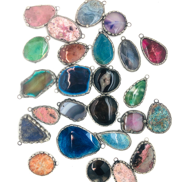Large Stone Fancy Slabs - Art by Amy Labbe