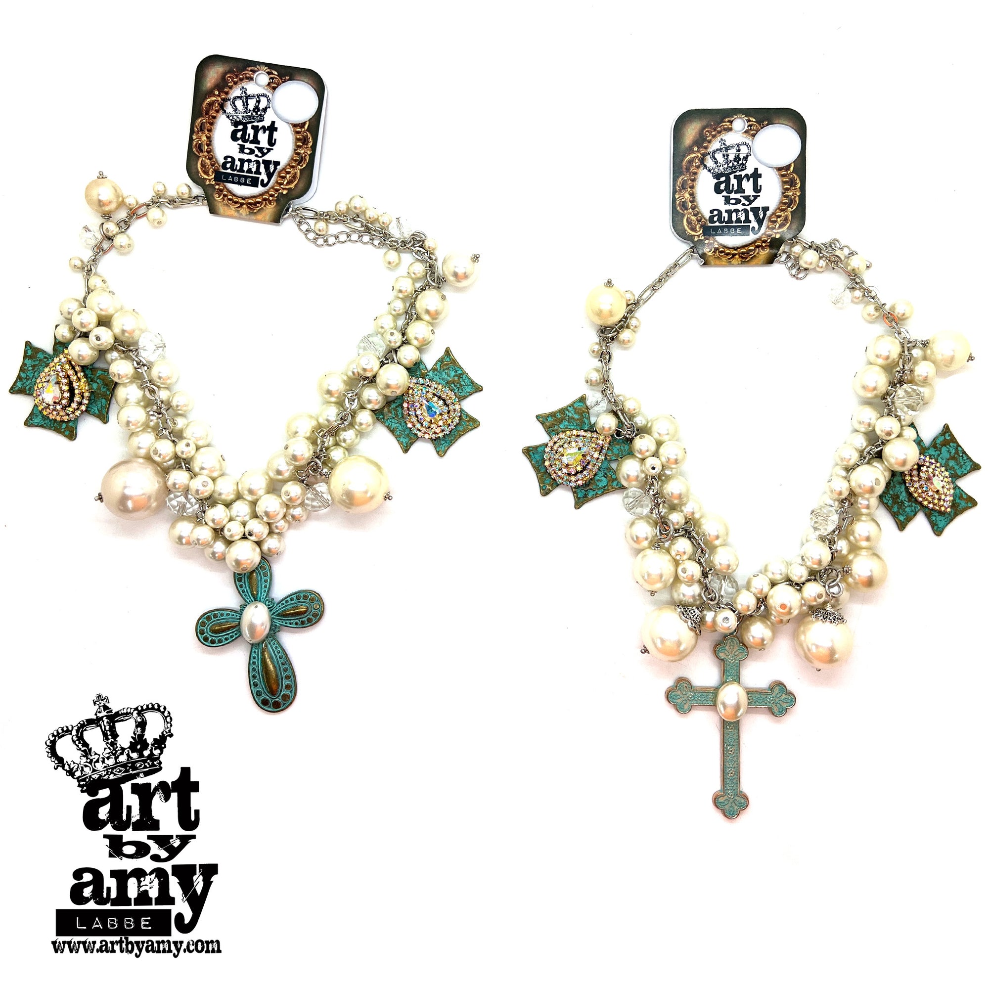 Verdigris Pearls