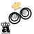 Bamboo Hoop Earring
