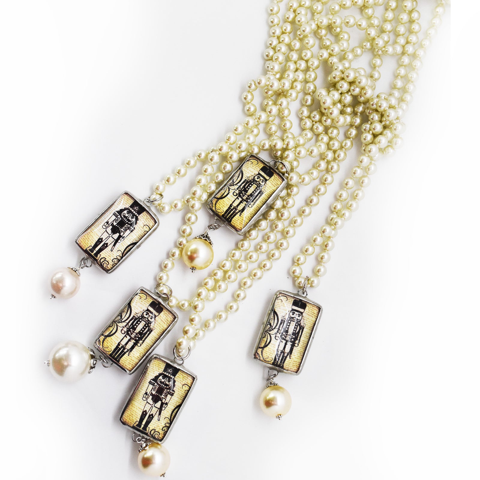 Nutcracker Pearl Charm