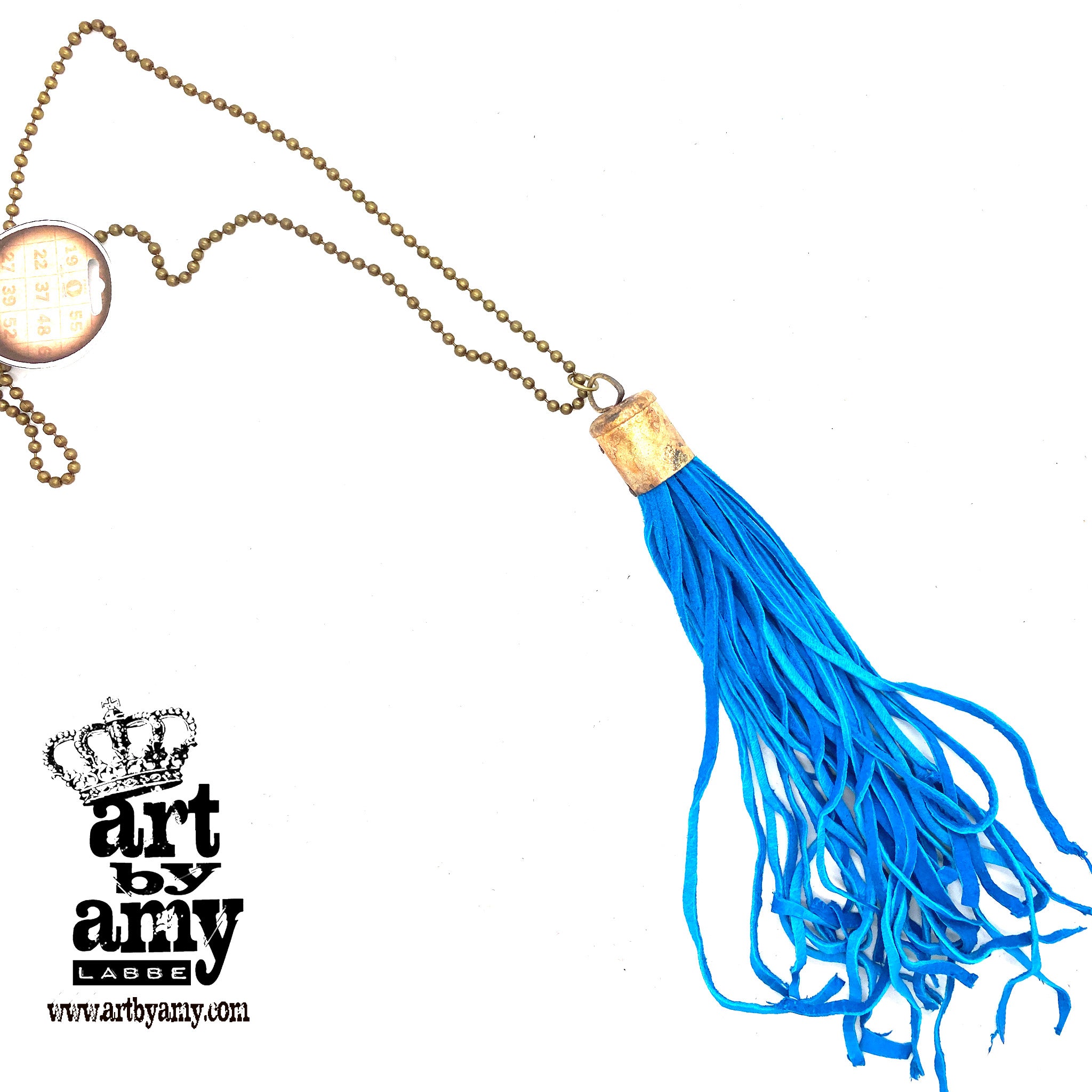 Leather Tassel *TASSEL ONLY* - Art by Amy Labbe